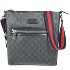 Gucci Shoulder Bag Courier GG Supreme Canvas Black
