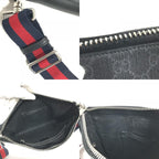 Gucci Shoulder Bag Courier GG Supreme Canvas Black