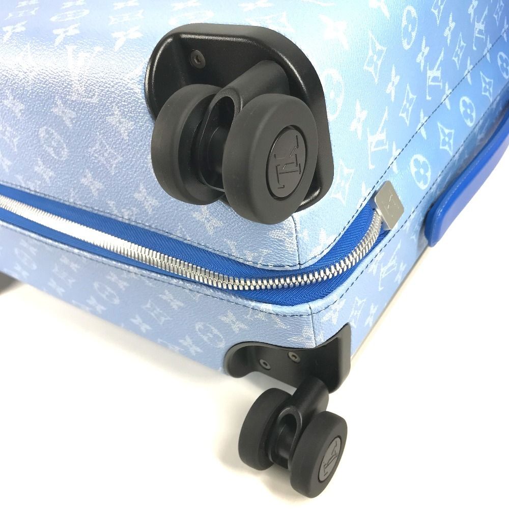 Louis Vuitton Travel Bag Horizon 55 Leather Blue — view 6