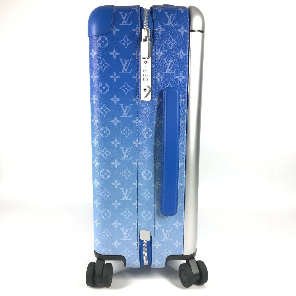 Louis Vuitton Travel Bag Horizon 55 Leather Blue — view 4