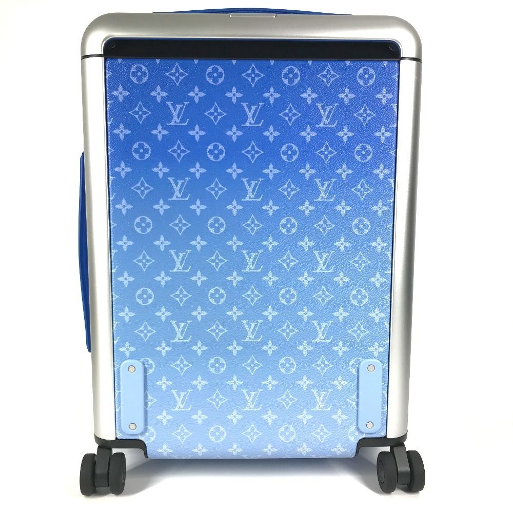 Louis Vuitton Travel Bag Horizon 55 Leather Blue — view 5
