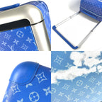Louis Vuitton Travel Bag Horizon 55 Leather Blue — view 8