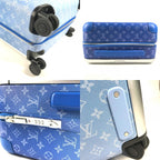 Louis Vuitton Travel Bag Horizon 55 Leather Blue — view 7