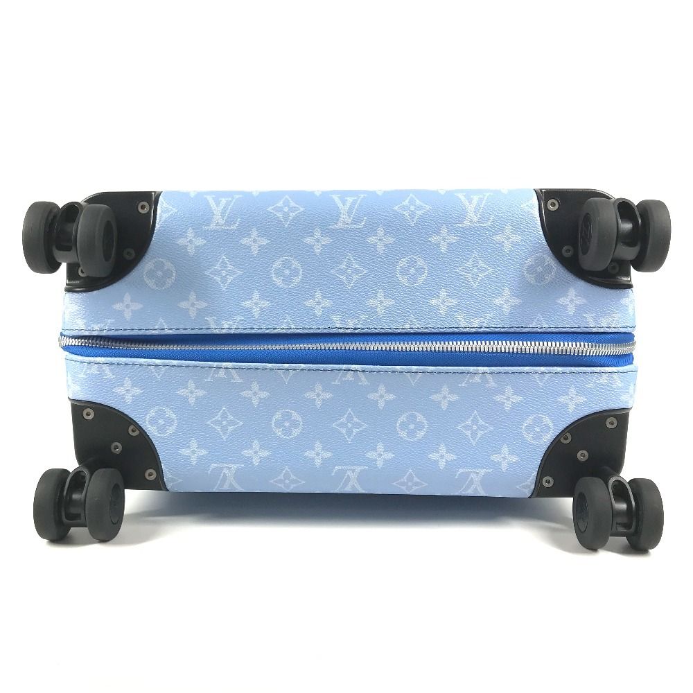 Louis Vuitton Travel Bag Horizon 55 Leather Blue — view 3