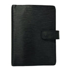 Louis Vuitton Notebook Epi Agenda MM Noir Leather