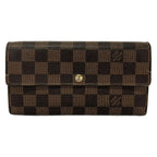 Louis Vuitton Wallet Damier Portefeuille Sarah Nm2 Ebene