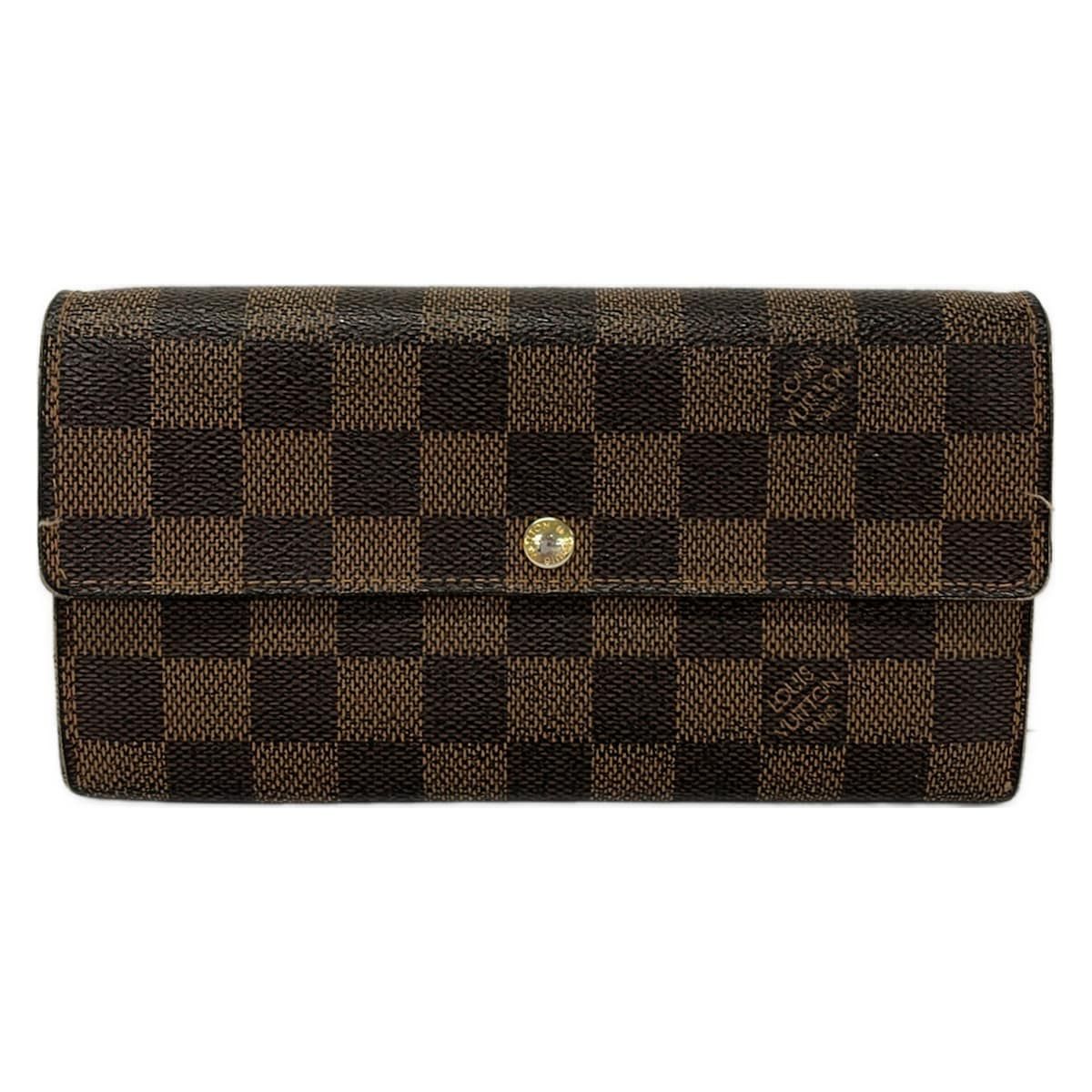 Louis Vuitton Wallet Damier Portefeuille Sarah Nm2 Ebene