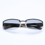 Gucci Sunglasses Eyewear Khaki Lens Temple Silver