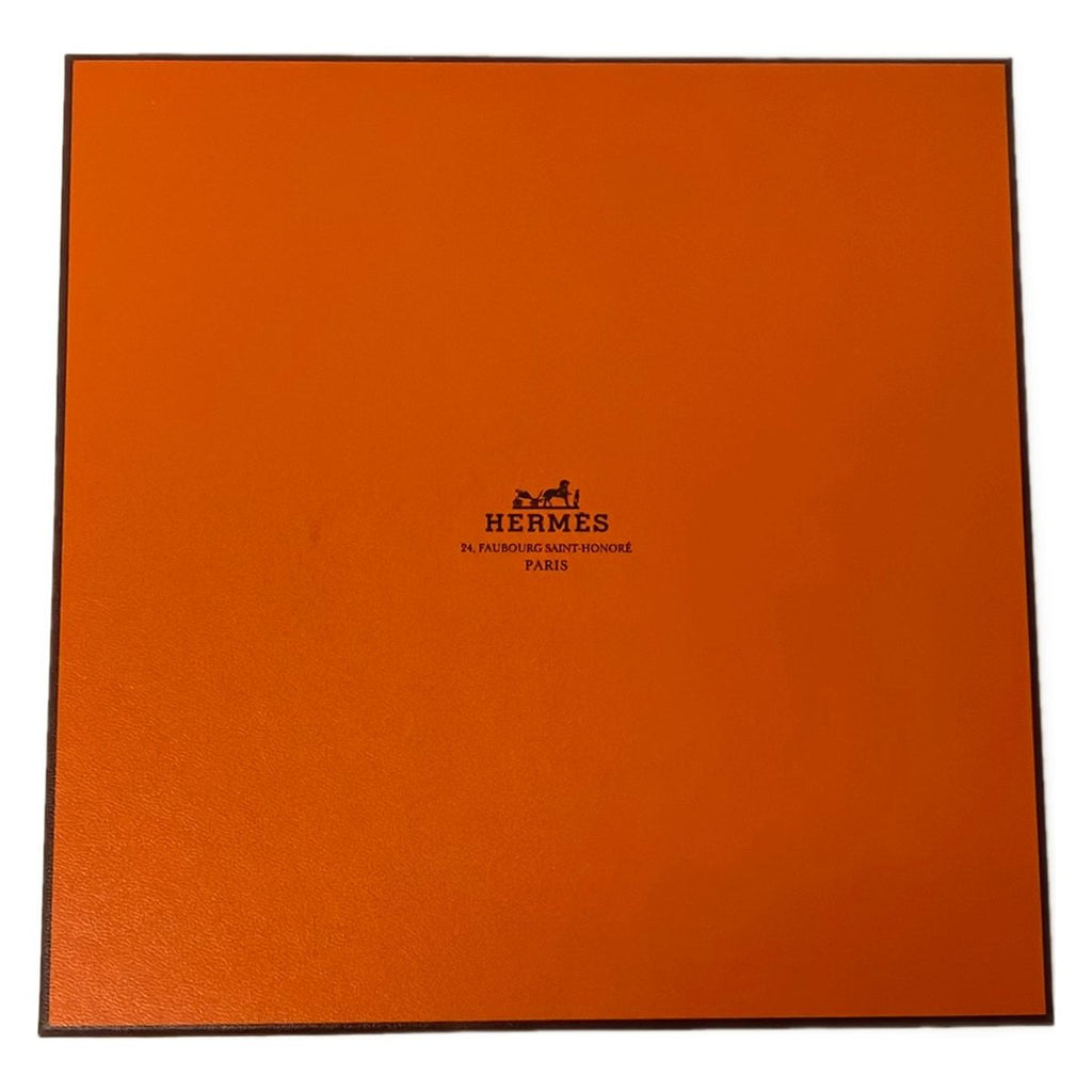 Hermes Scarf Carre 90 Light Green Gold Brown Red Multi the Royal Mews Silk — view 5