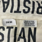 Dior Scarf White Gray Ribbon Toile de Jouy — view 2