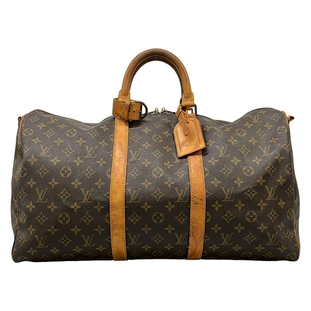 Louis Vuitton Boston Bag Monogram Keepall Bandouliere 50