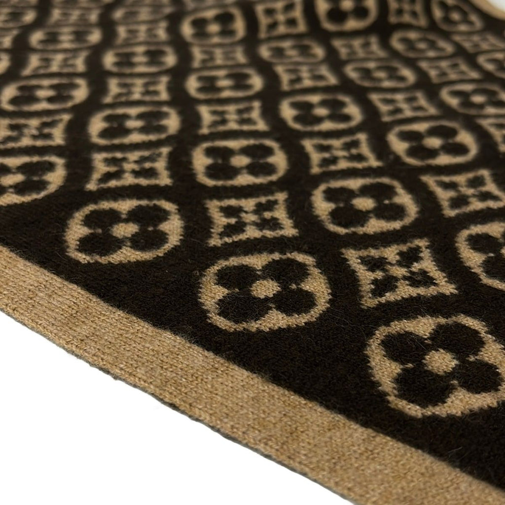 Louis Vuitton Scarf Echarpe Brown Cashmere — view 5