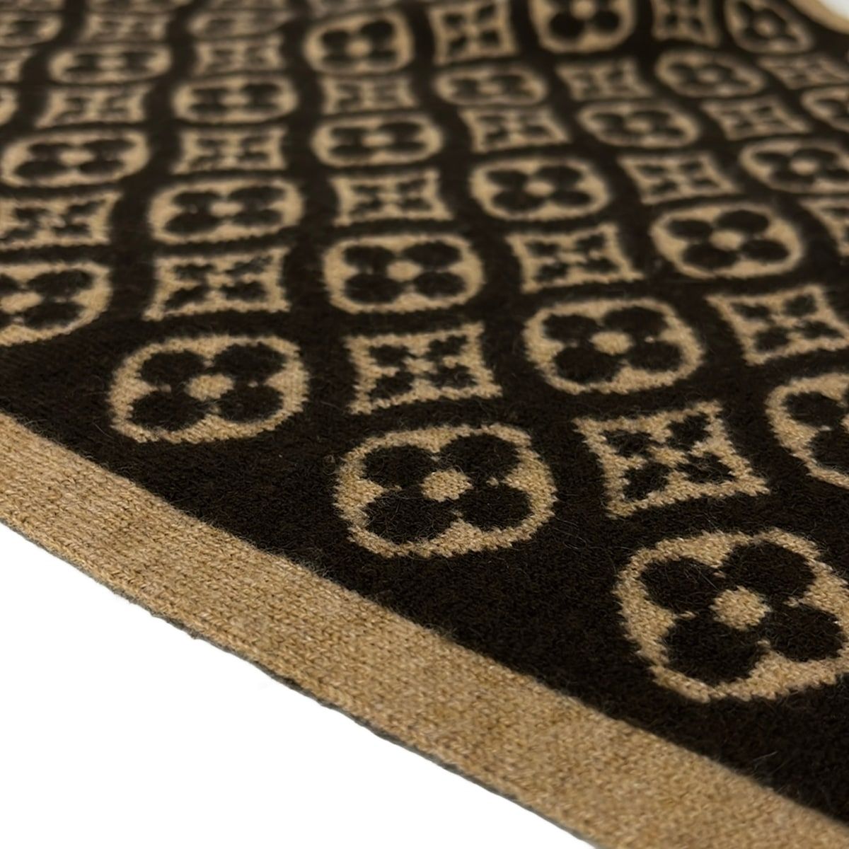 Louis Vuitton Scarf Echarpe Brown Cashmere — view 5