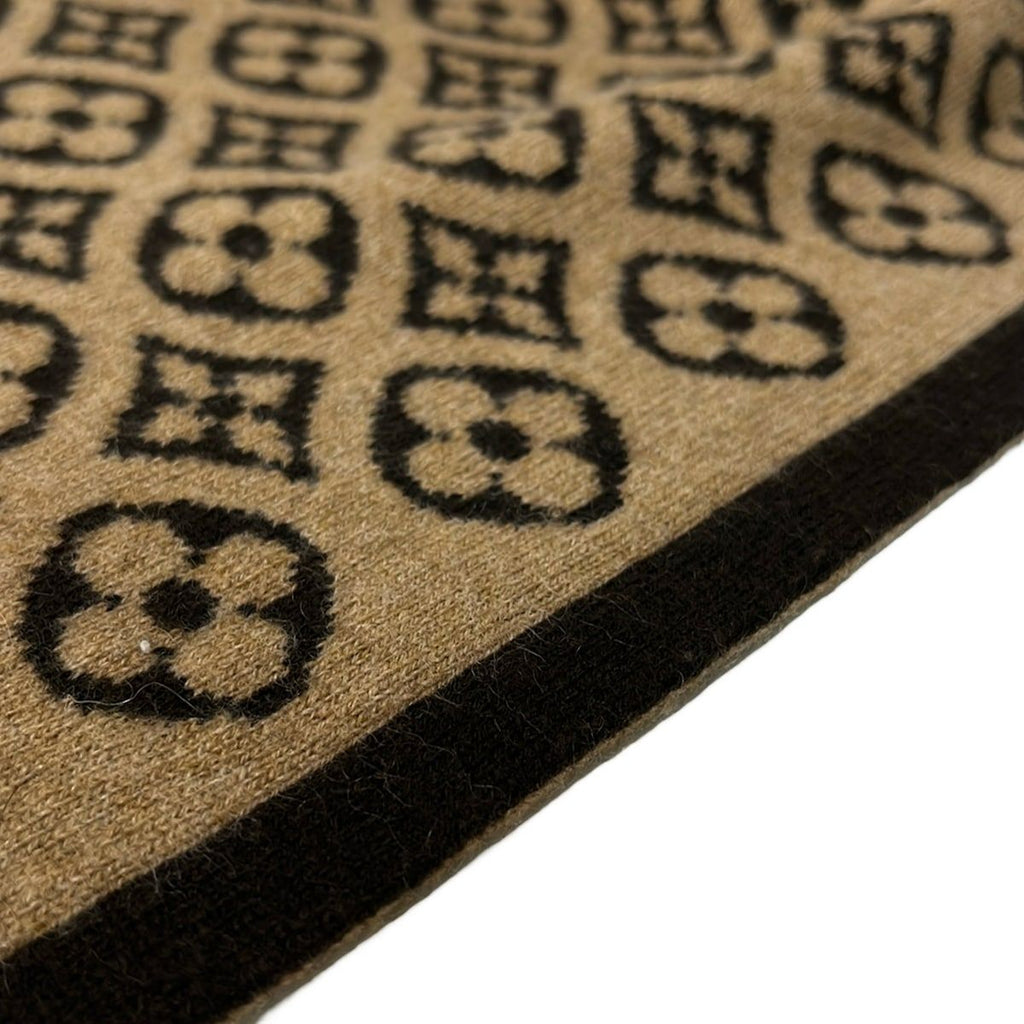 Louis Vuitton Scarf Echarpe Brown Cashmere — view 6