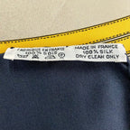Hermes Scarf Carre 90 White Navy Multi Grande Tenue — view 3