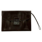 Hermes Second Bag Kirius Dark Brown Leather