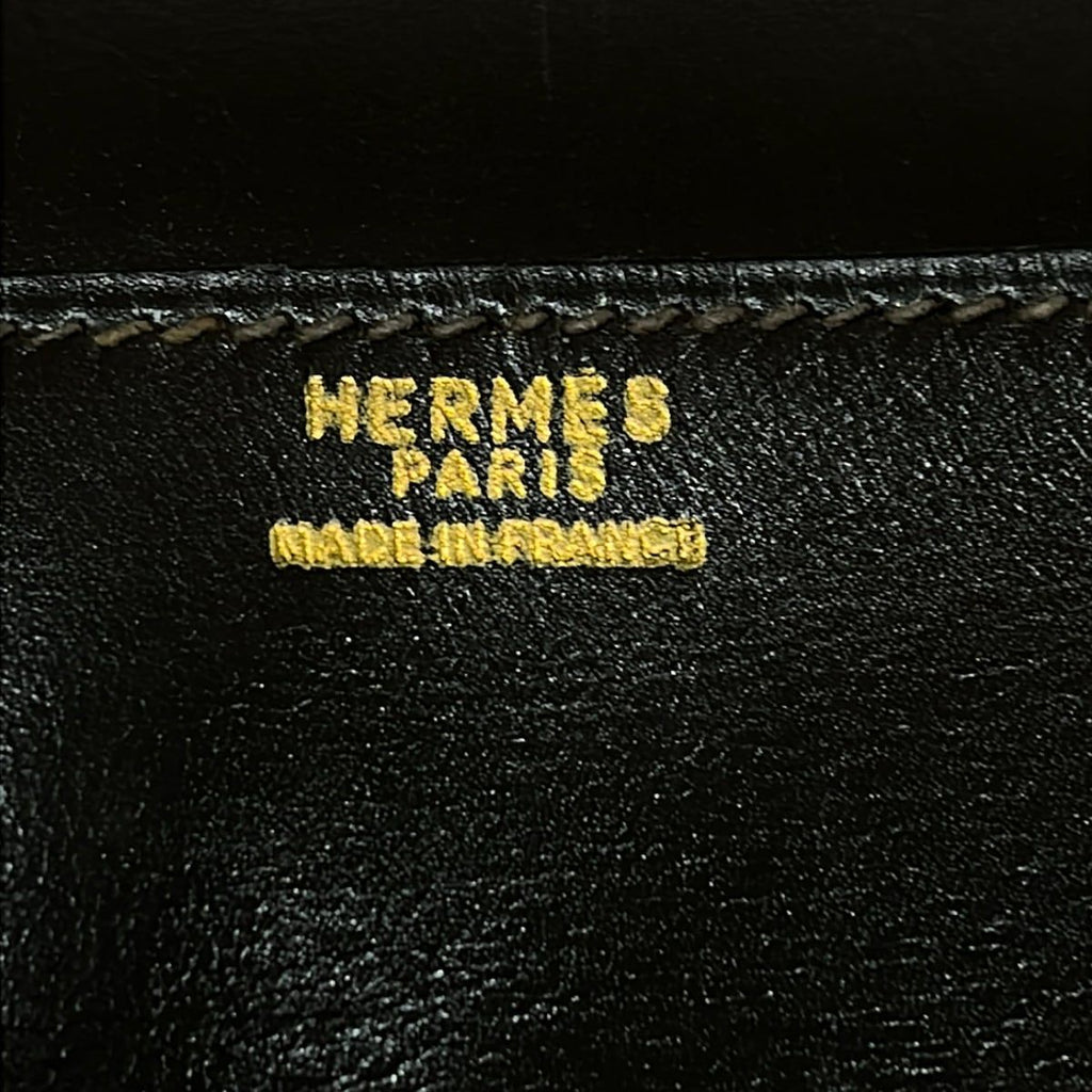 Hermes Second Bag Kirius Dark Brown Leather — view 9