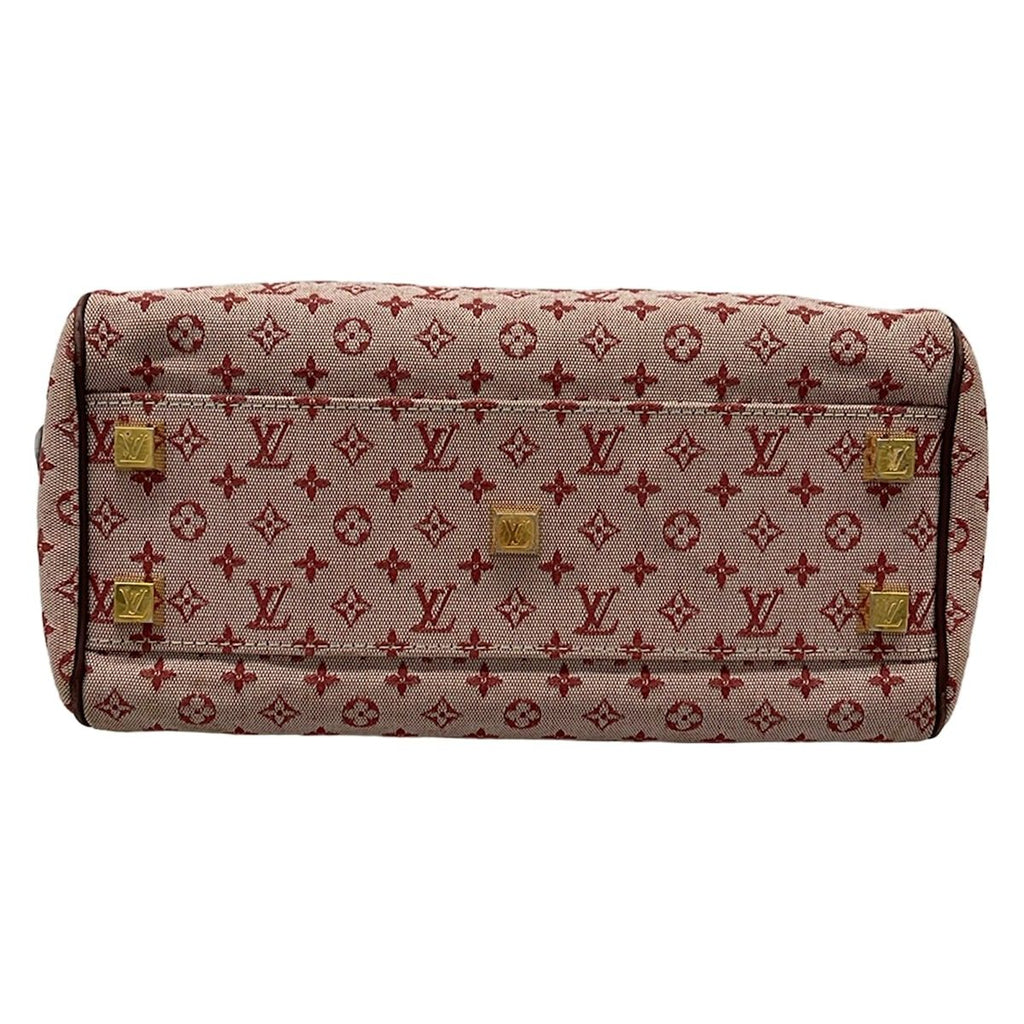 Louis Vuitton Handbag Monogram Mini Josephine PM Cerise Cotton Leather — view 5