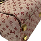 Louis Vuitton Handbag Monogram Mini Josephine PM Cerise Cotton Leather — view 6