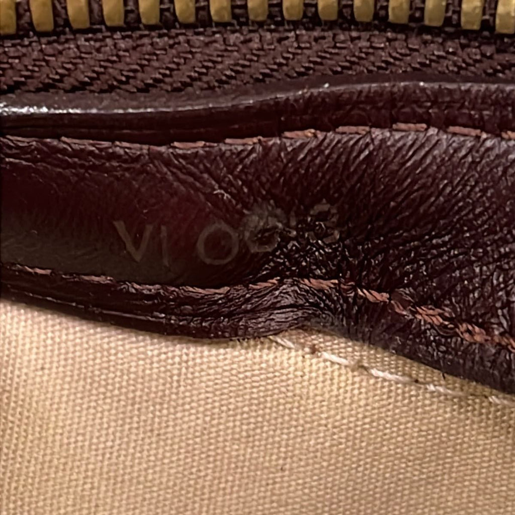 Louis Vuitton Handbag Monogram Mini Josephine PM Cerise Cotton Leather — view 9