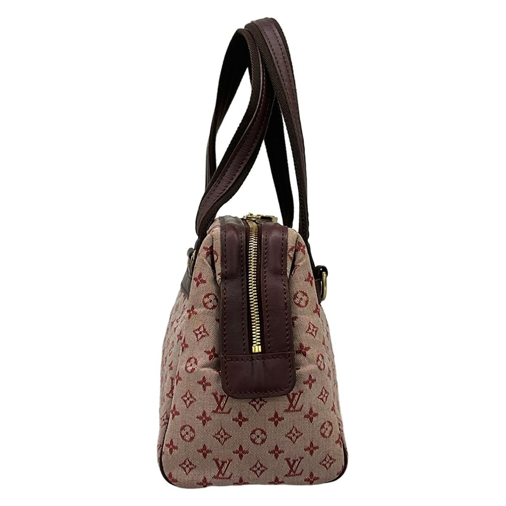Louis Vuitton Handbag Monogram Mini Josephine PM Cerise Cotton Leather — view 2