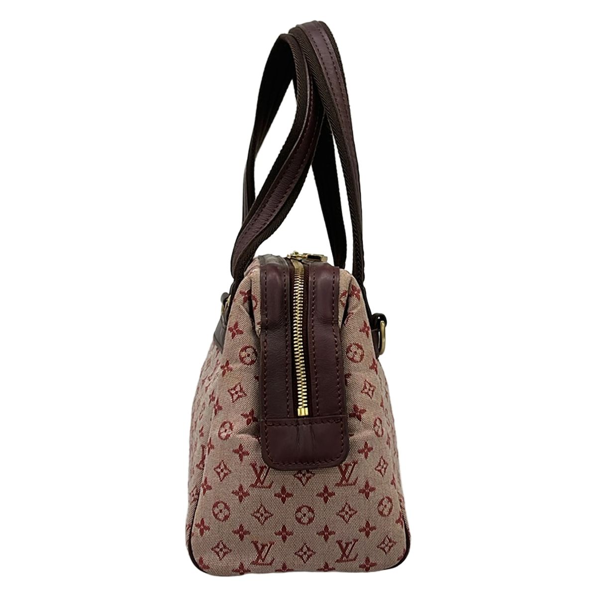 Louis Vuitton Handbag Monogram Mini Josephine PM Cerise Cotton Leather — view 2