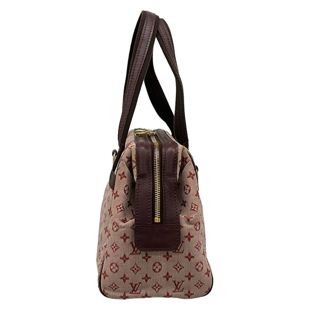 Louis Vuitton Handbag Monogram Mini Josephine PM Cerise Cotton Leather — view 4