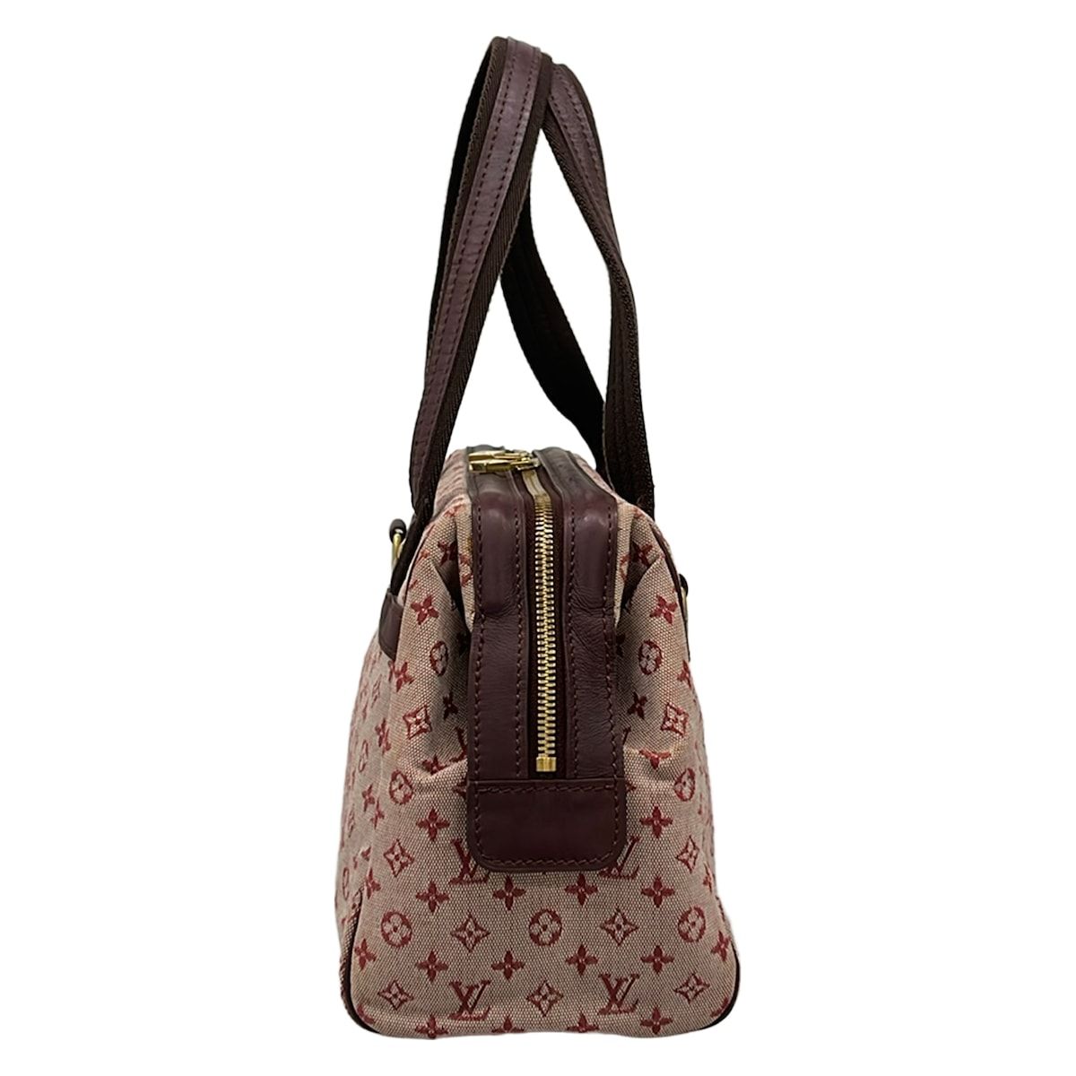 Louis Vuitton Handbag Monogram Mini Josephine PM Cerise Cotton Leather — view 4