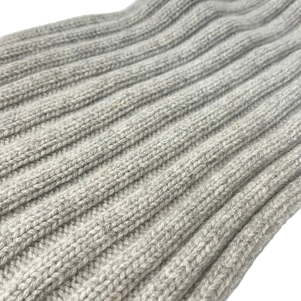 Chanel Scarf Sports Line Light Gray Cashmere — view 6
