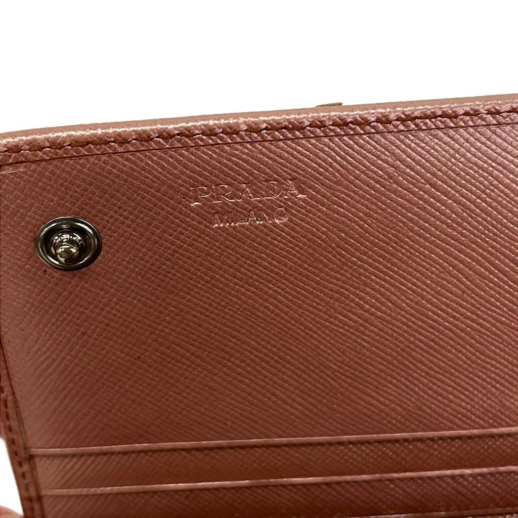 Prada Wallet Pink Leather — view 5