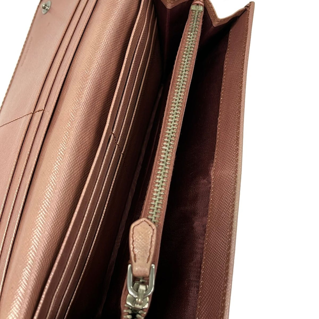 Prada Wallet Pink Leather — view 3