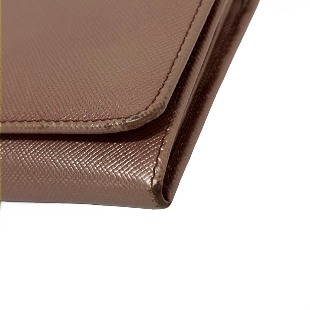 Prada Wallet Pink Leather — view 7
