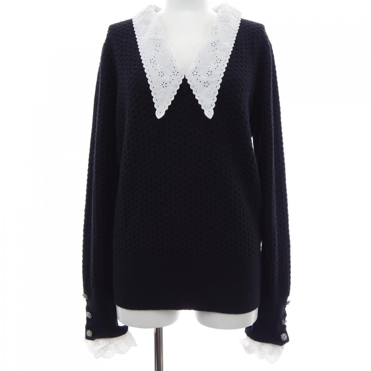 Chanel Knit Sweater Black