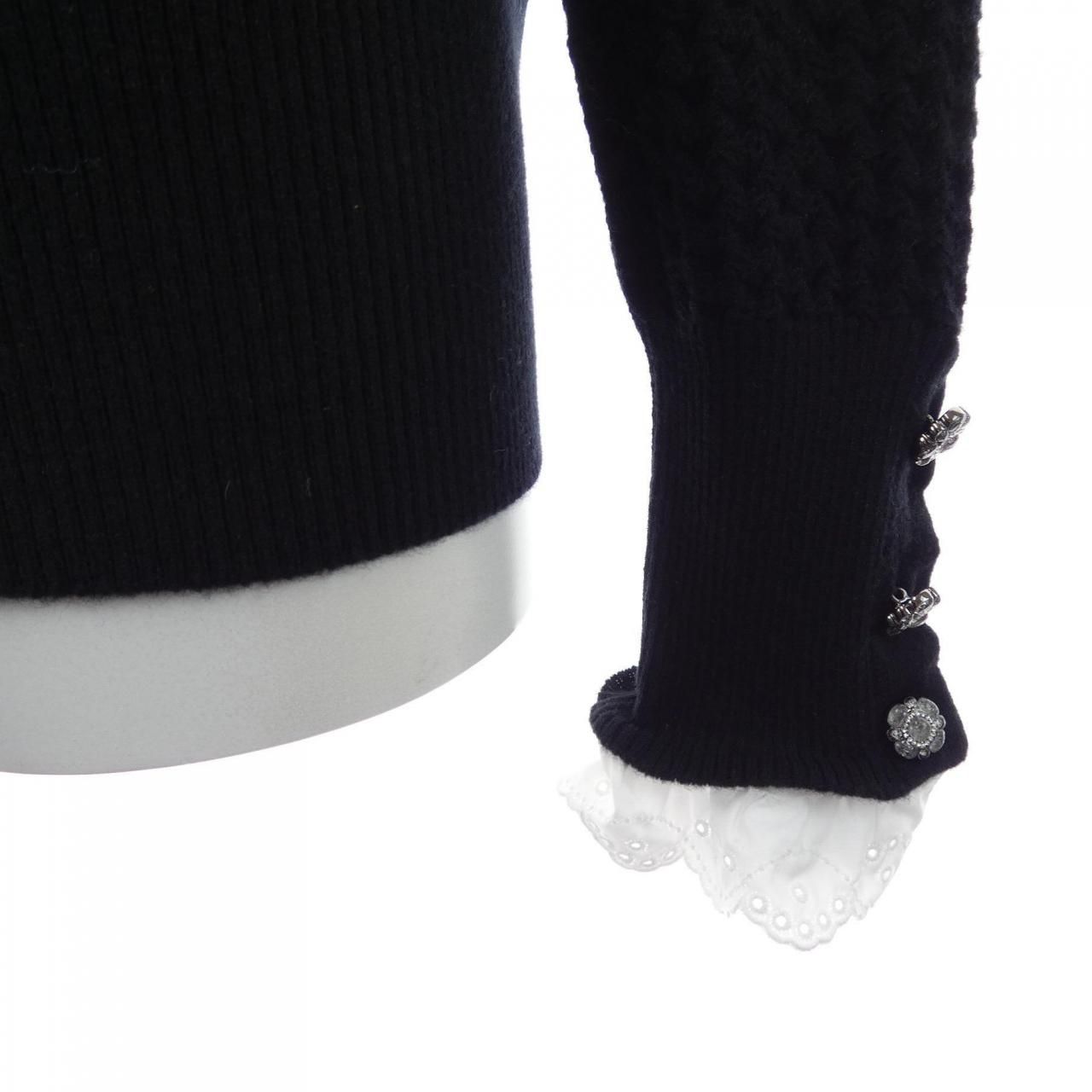 Chanel Knit Sweater Black — view 7