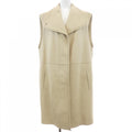 Hermes Long Vest Beige