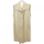 Hermes Long Vest Beige