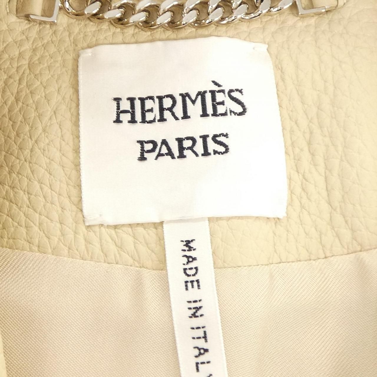 Hermes Long Vest Beige — view 5