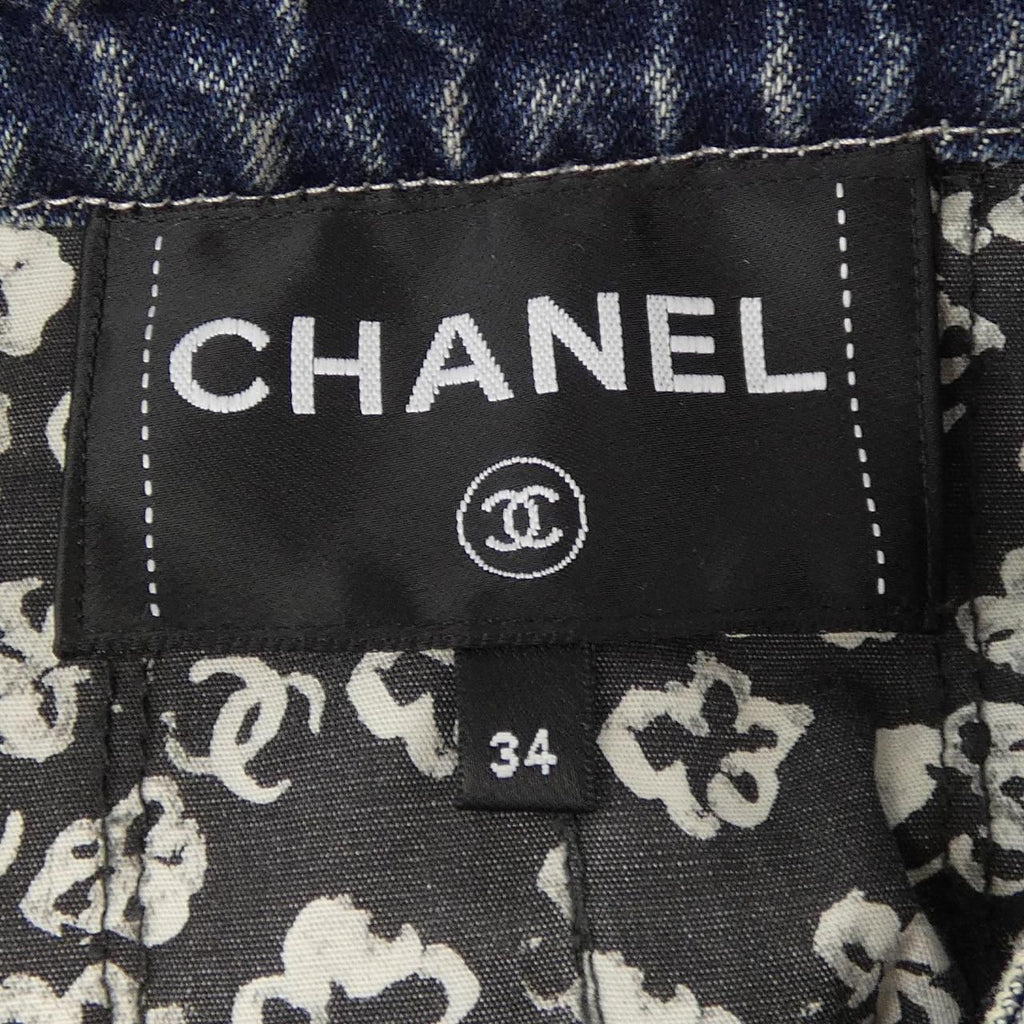 Chanel Denim Jacket Blue — view 5