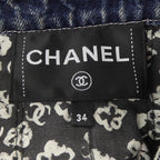 Chanel Denim Jacket Blue — view 5