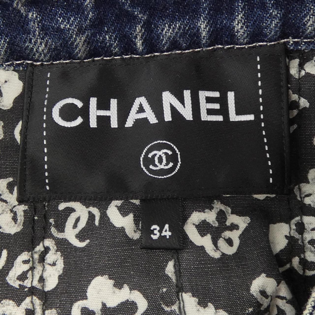 Chanel Denim Jacket Blue — view 5