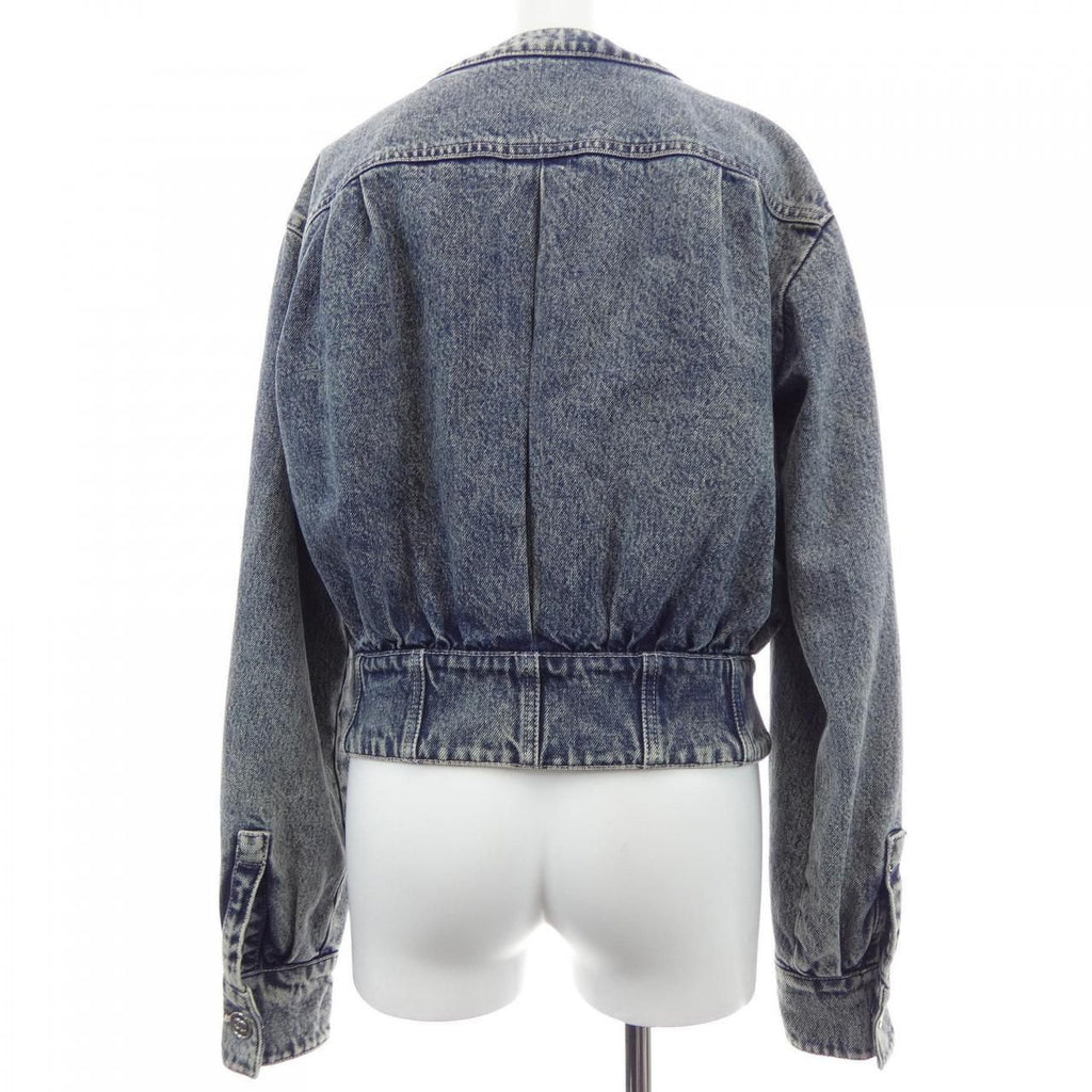Chanel Denim Jacket Blue — view 2
