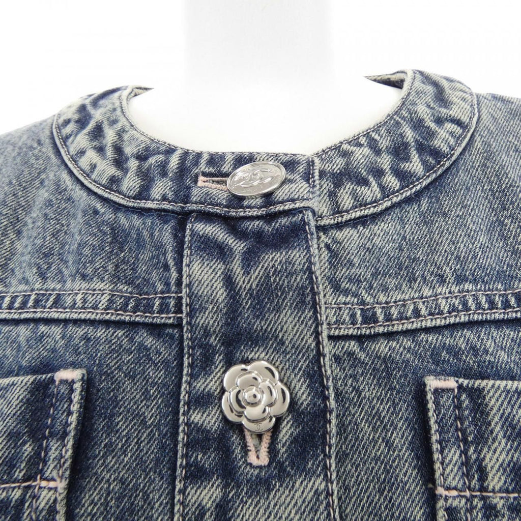 Chanel Denim Jacket Blue — view 6