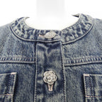 Chanel Denim Jacket Blue — view 6
