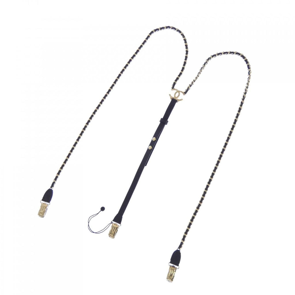 Chanel Suspenders Black — view 2