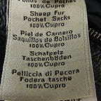 Hermes Shearling Jacket Navy — view 3