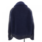 Hermes Shearling Jacket Navy — view 2
