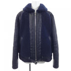 Hermes Shearling Jacket Navy
