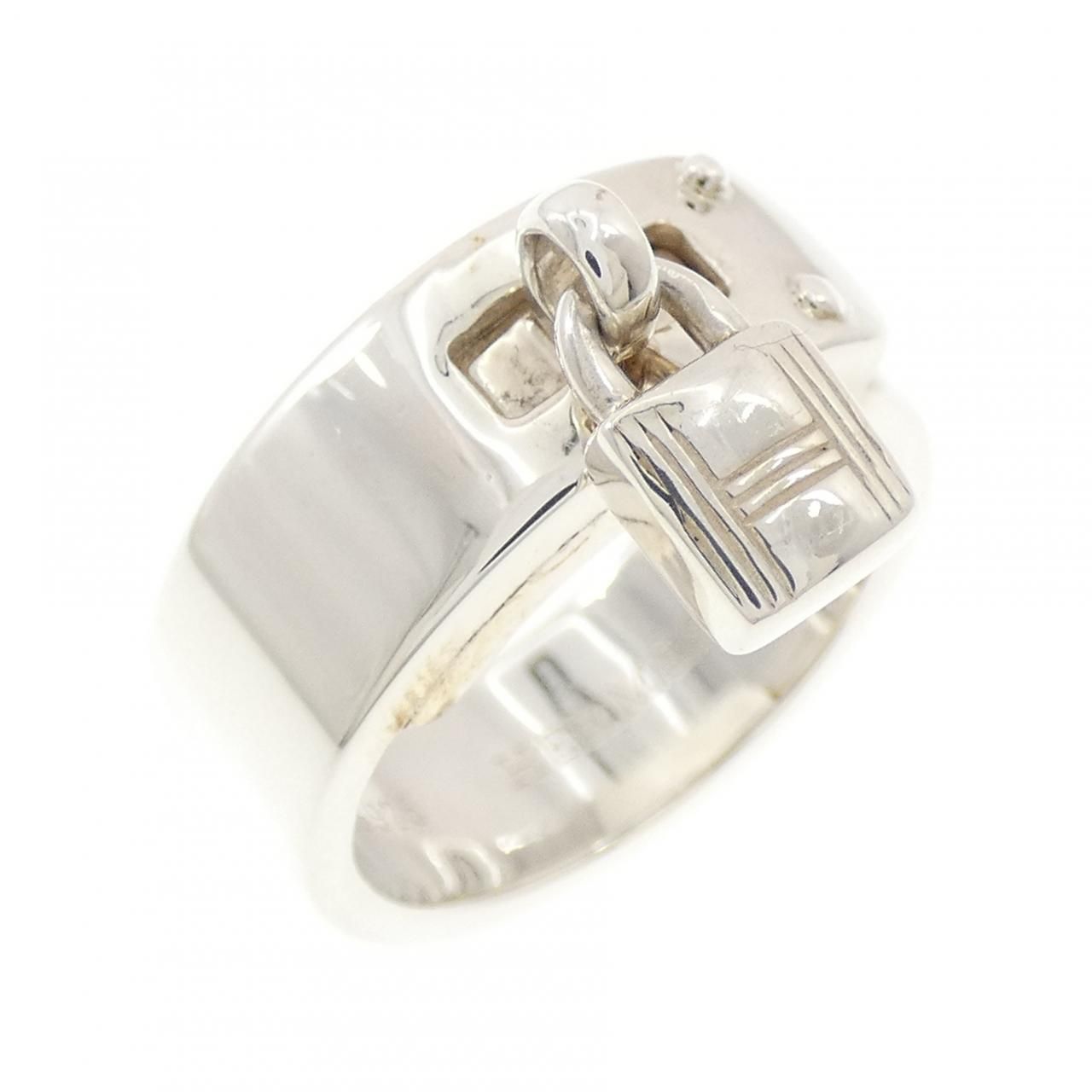 Hermes Kelly Ring Silver