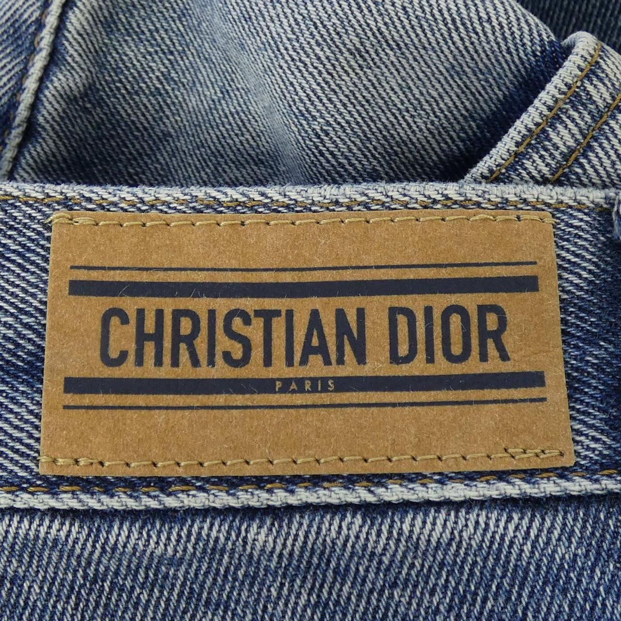 Dior Regular Fit Oblique Jeans — view 6