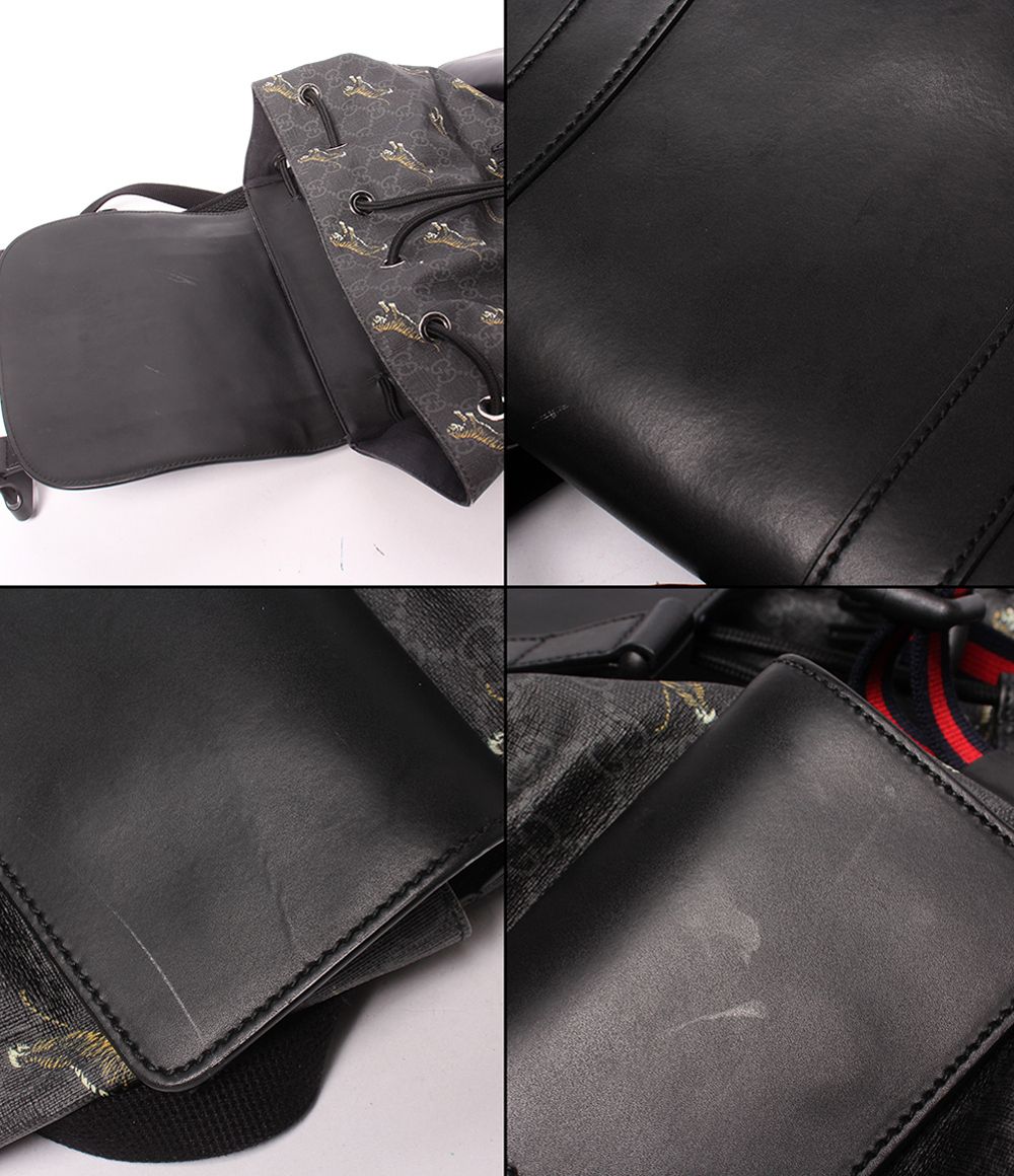 Gucci Backpack Sherry Line Tiger GG Supreme — view 7